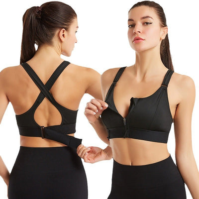 Sofia | Supportive Sports Bra with Front Closure (1+1 FREE)