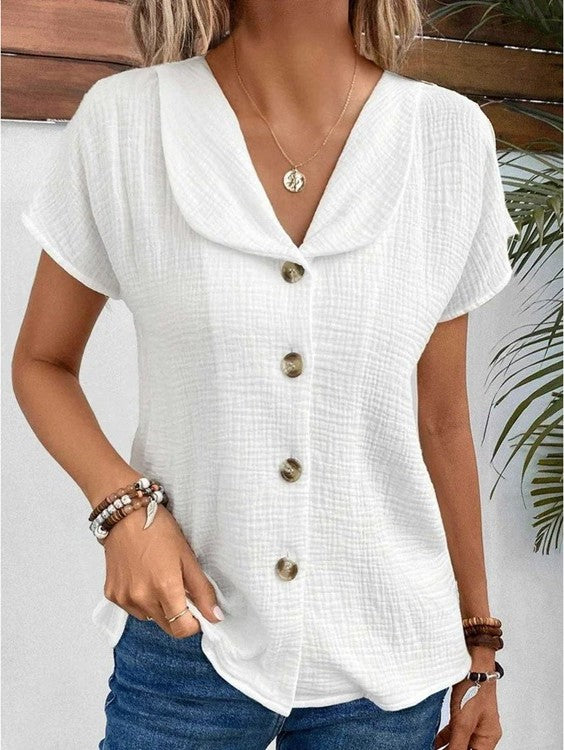 Sofia | Blouse in cotton and linen