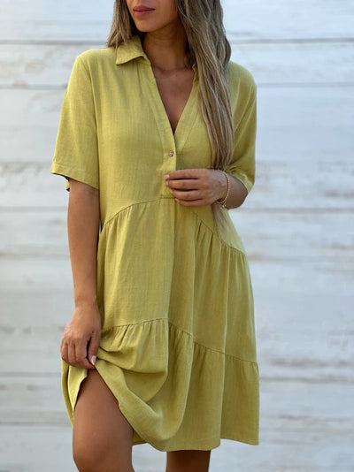 Sofia | Casual linen summer dress
