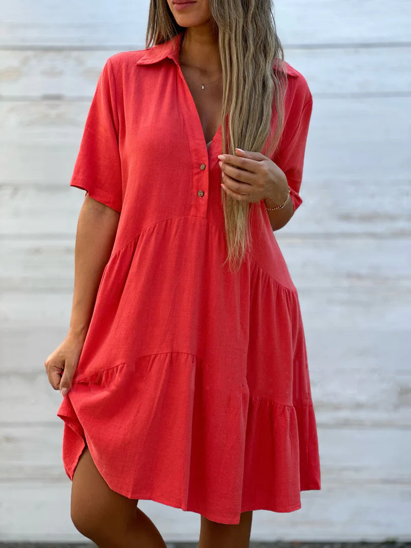 Sofia | Casual linen summer dress