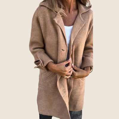 Sofia | Soft Coat with Buttons