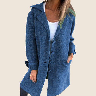 Sofia | Soft Coat with Buttons