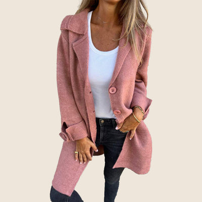 Sofia | Soft Coat with Buttons