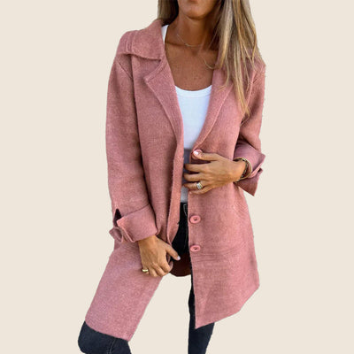 Sofia | Soft Coat with Buttons