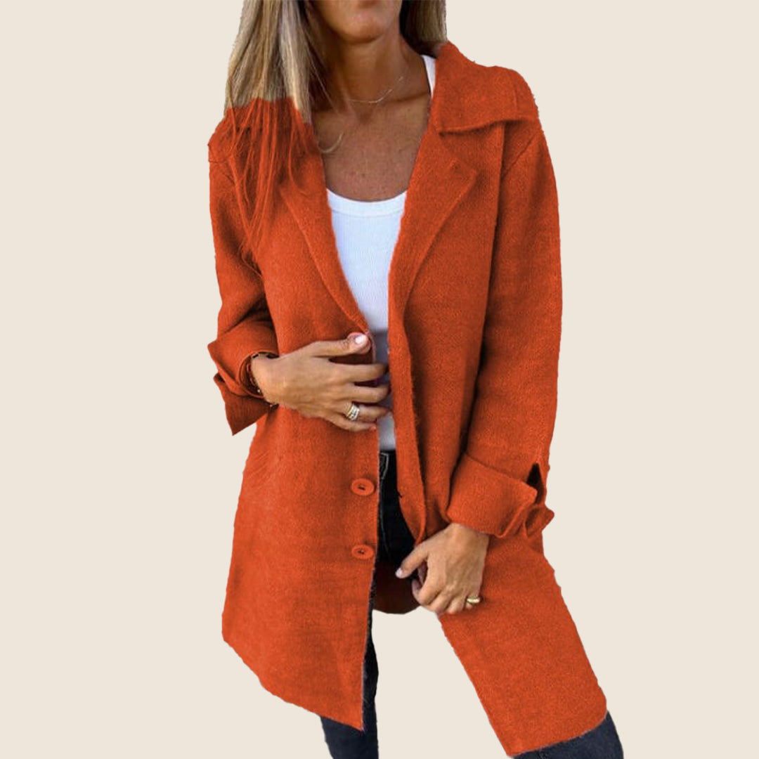 Sofia | Soft Coat with Buttons