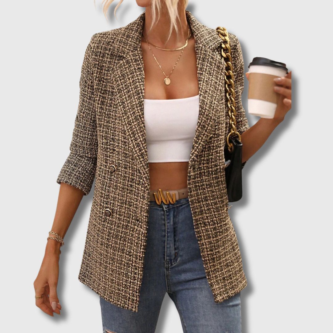 Sofia | Chic tweed blazer