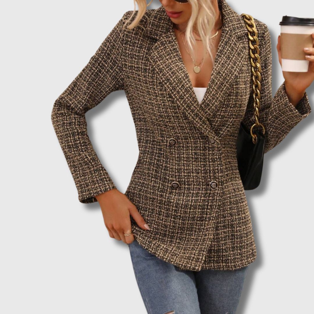 Sofia | Chic tweed blazer
