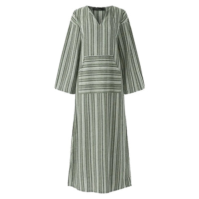 Sofia | Striped maxi dress in vintage style