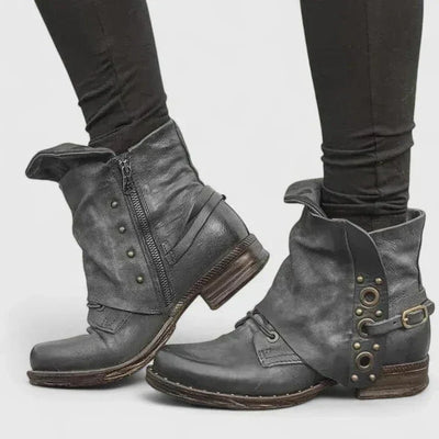 Sofia | Rivet Boots