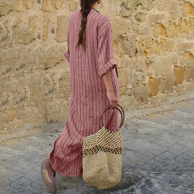 Sofia | Striped maxi dress in vintage style