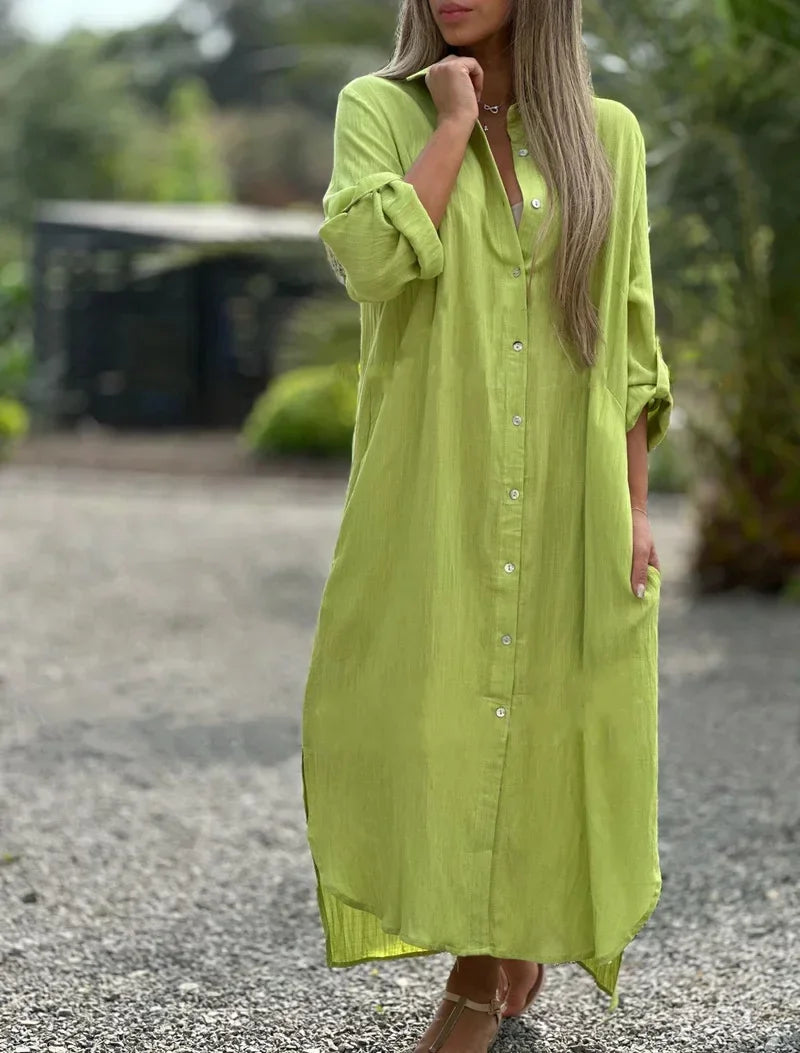 Sofia | Stylish everyday shirt dress