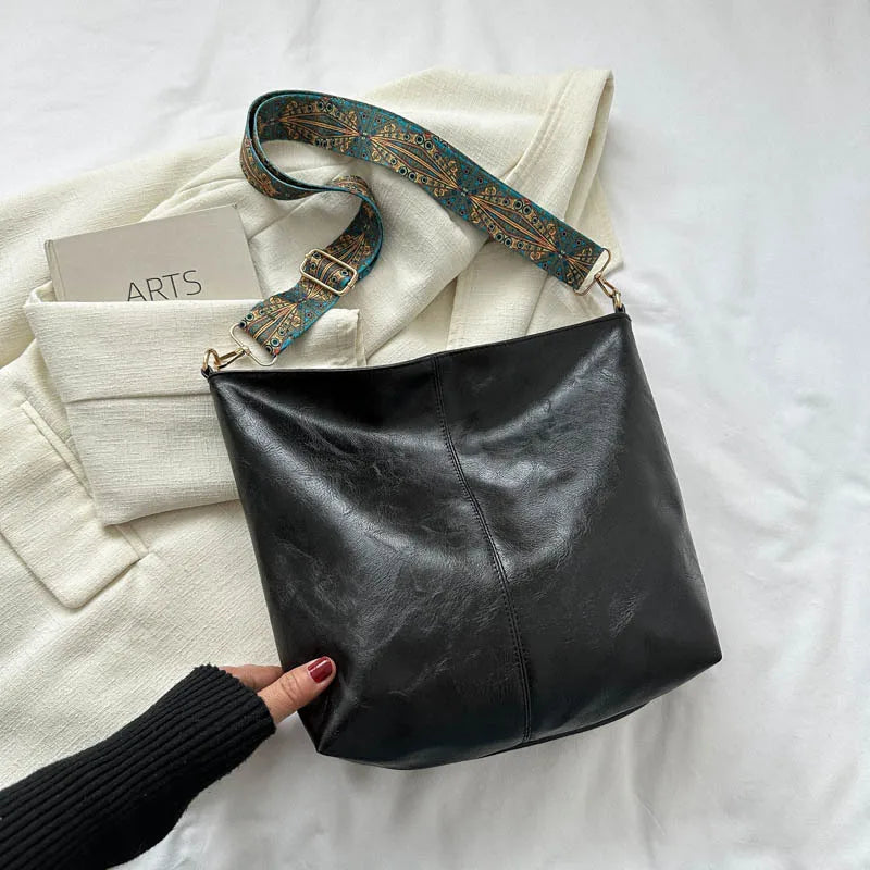Sofia | Vintage leather shoulder bag