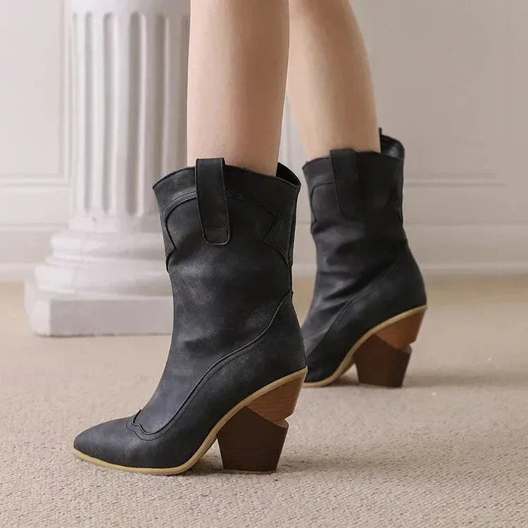 Sofia | Sleek high-heeled boots