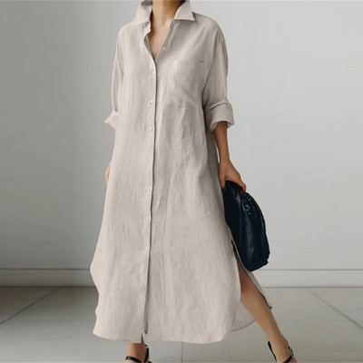 Sofia | Oversized casual shirt dress