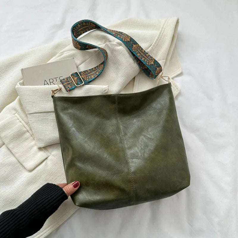 Sofia | Vintage leather shoulder bag