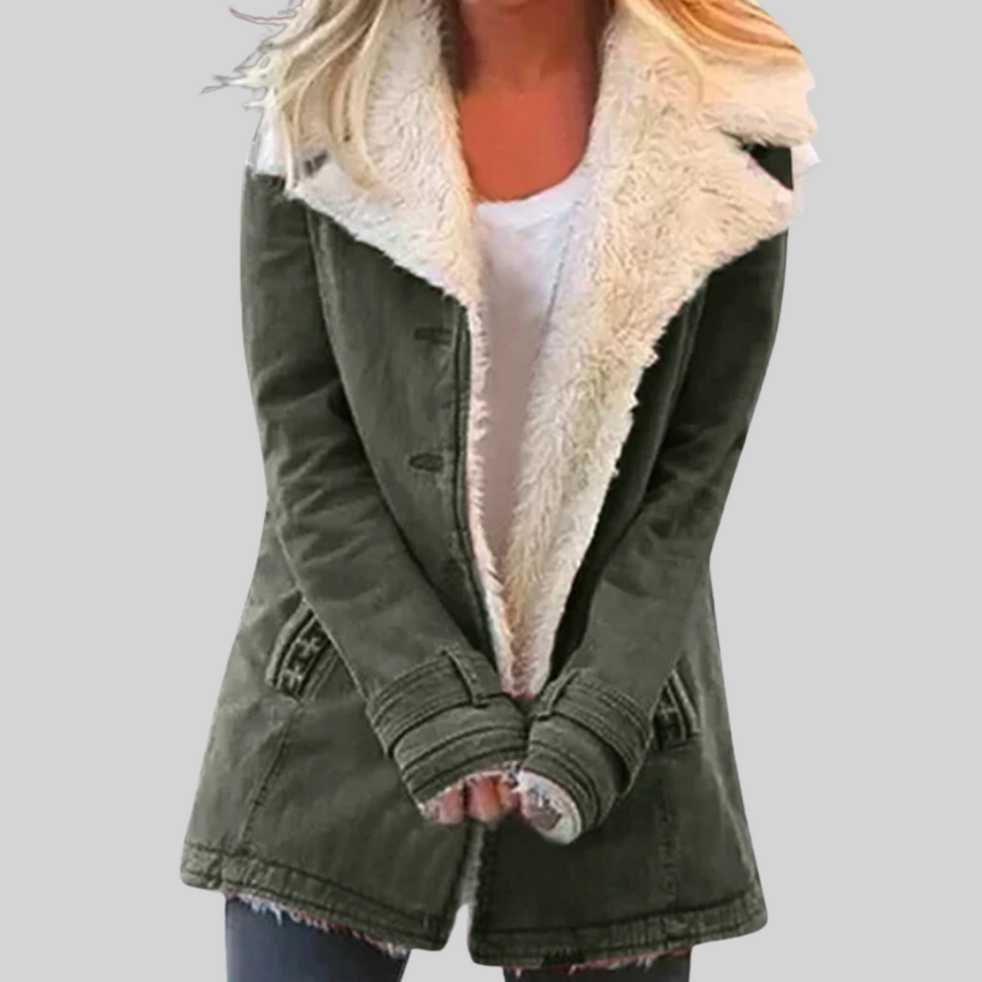 Sofia | Warm wool-lined coat