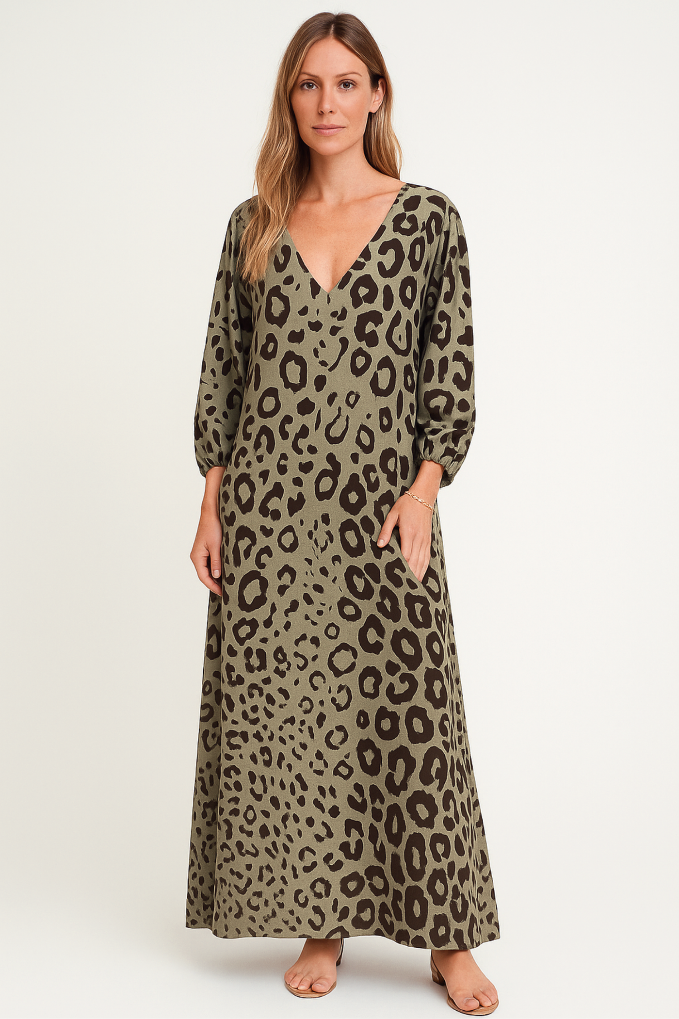 Sofia | Summer dress with leopard print