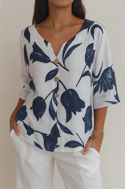 Sofia | Blouse with flowers