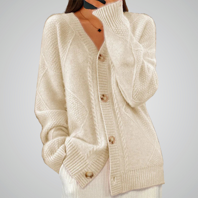 Sofia | Comfortable Cashmere Cardigan with V-Neck