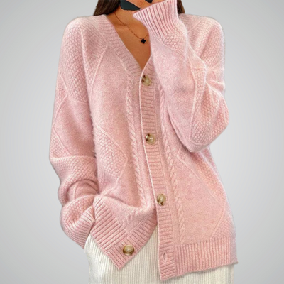 Sofia | Comfortable Cashmere Cardigan with V-Neck