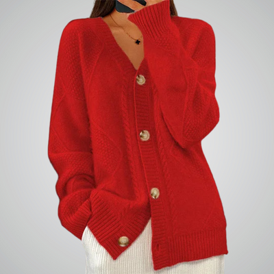 Sofia | Comfortable Cashmere Cardigan with V-Neck