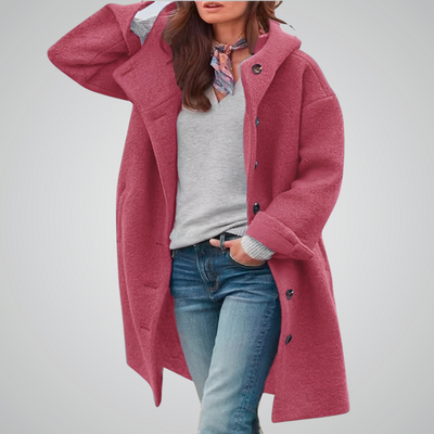 Sofia | Comfortable Mid-Length Coat for Everyday Wear