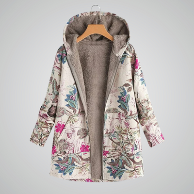 Sofia | Stylish Floral Fleece Jacket