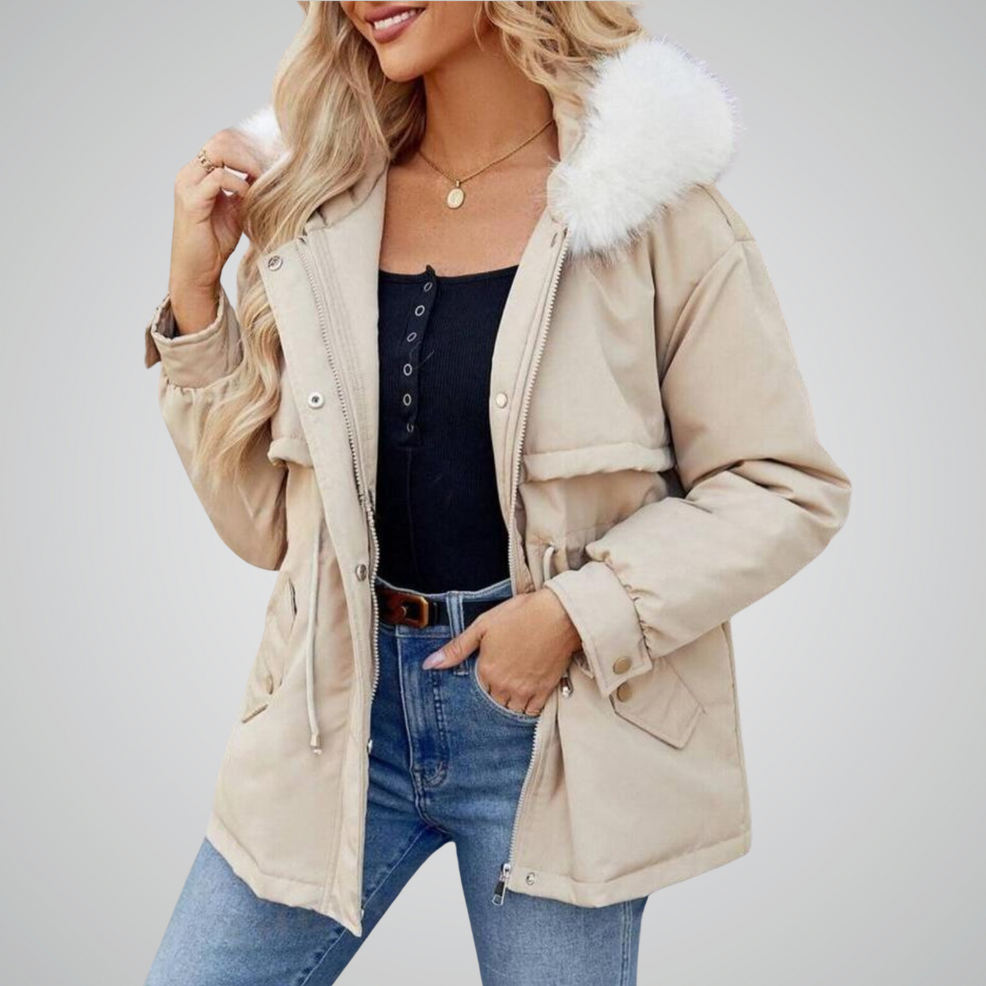 Sofia | Luxury short winter coat