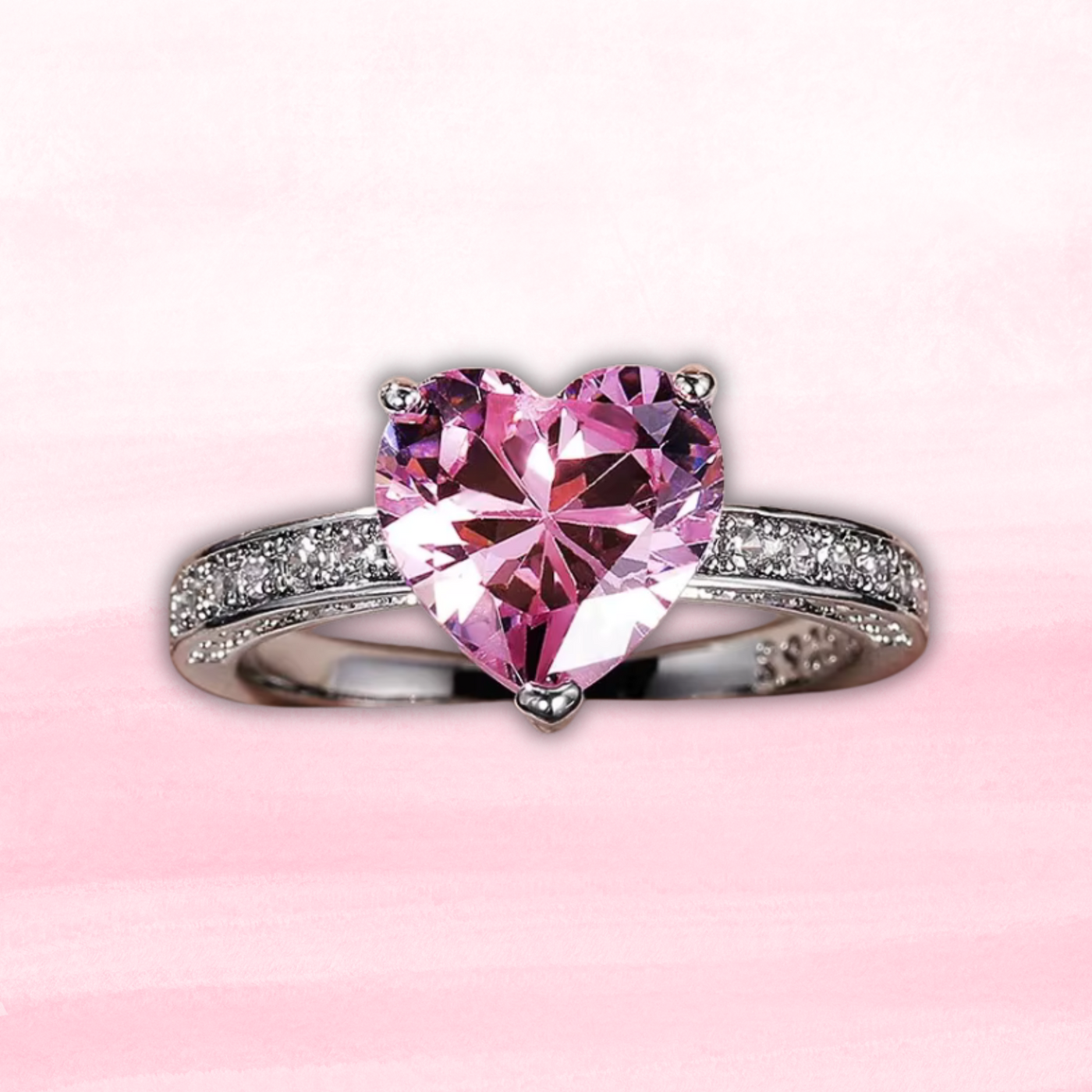 The Pink Heart Ring