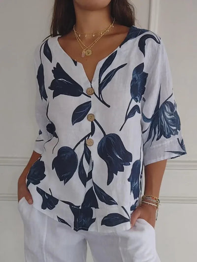 Sofia | Blouse with flowers