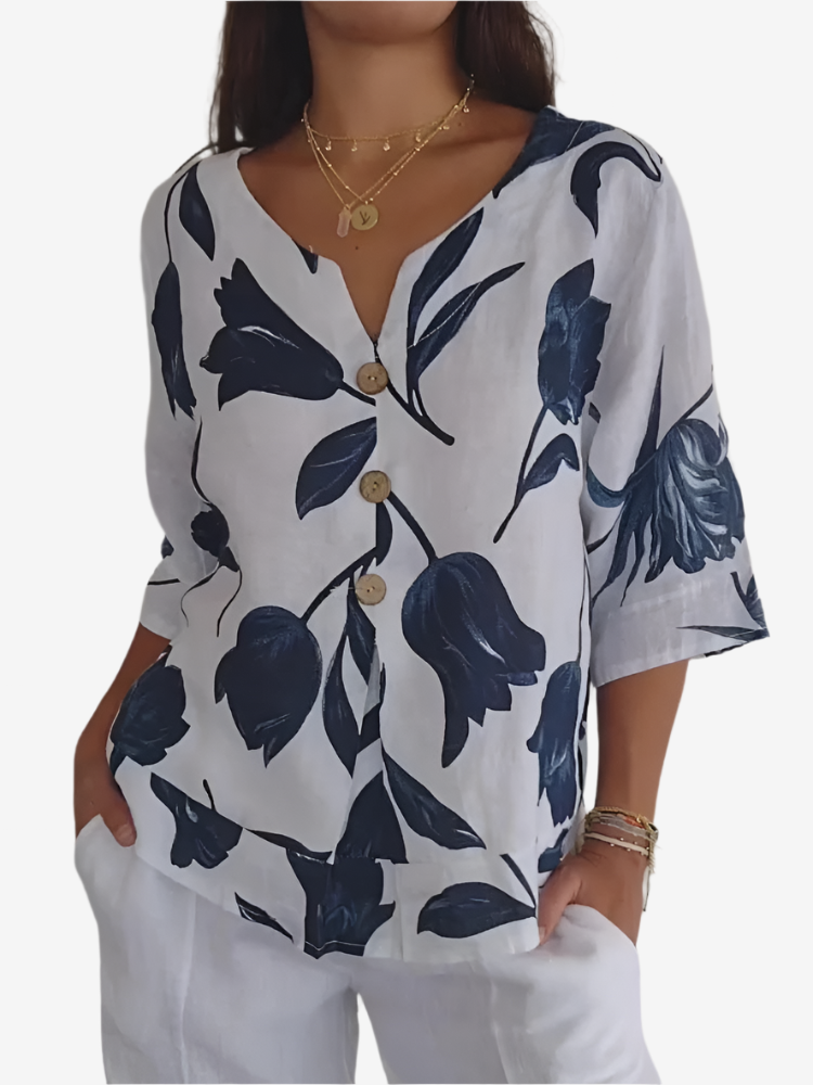 Sofia | Blouse with flowers