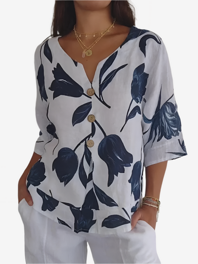 Sofia | Blouse with flowers