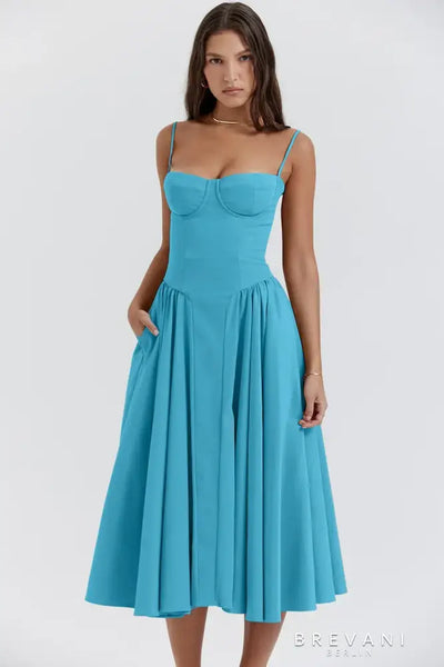 Sofia | Midi corset dress