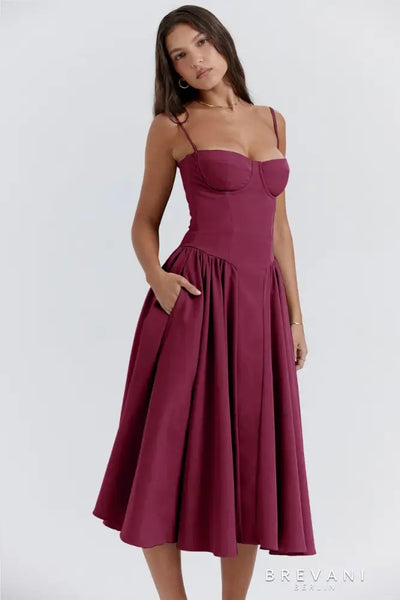 Sofia | Midi corset dress