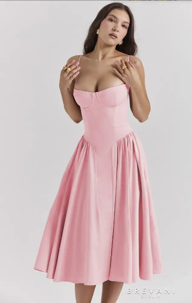 Sofia | Midi corset dress