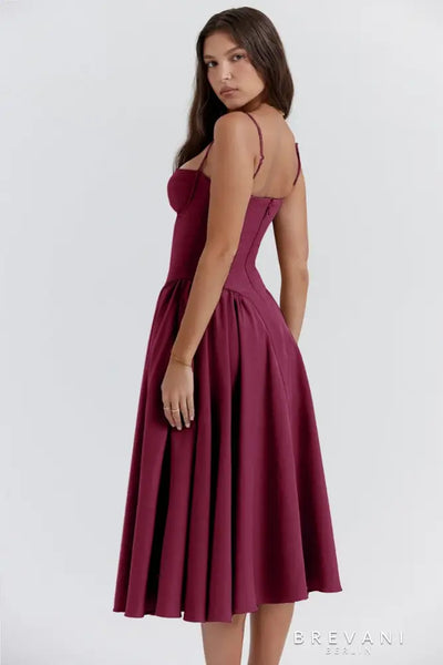 Sofia | Midi corset dress