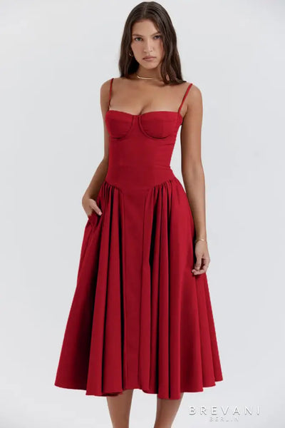 Sofia | Midi corset dress