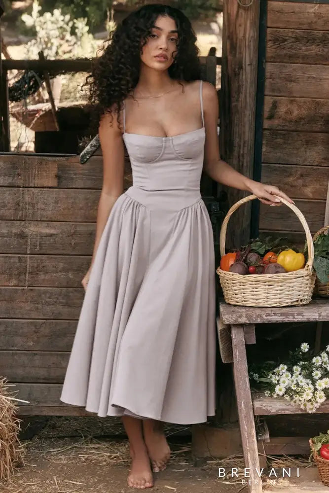 Sofia | Midi corset dress