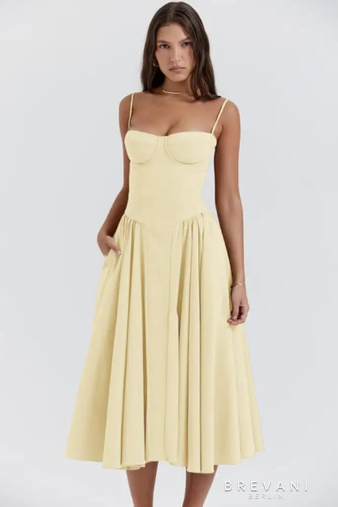 Sofia | Midi corset dress