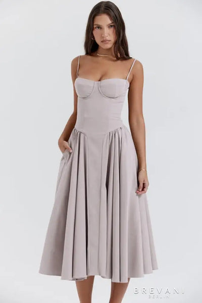 Sofia | Midi corset dress