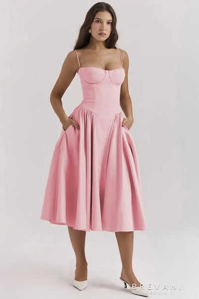 Sofia | Midi corset dress
