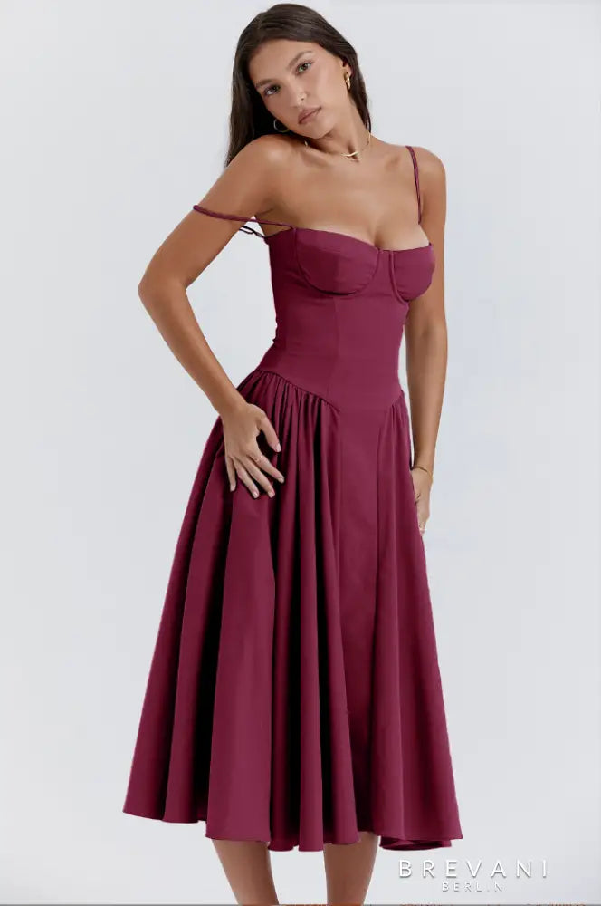 Sofia | Midi corset dress