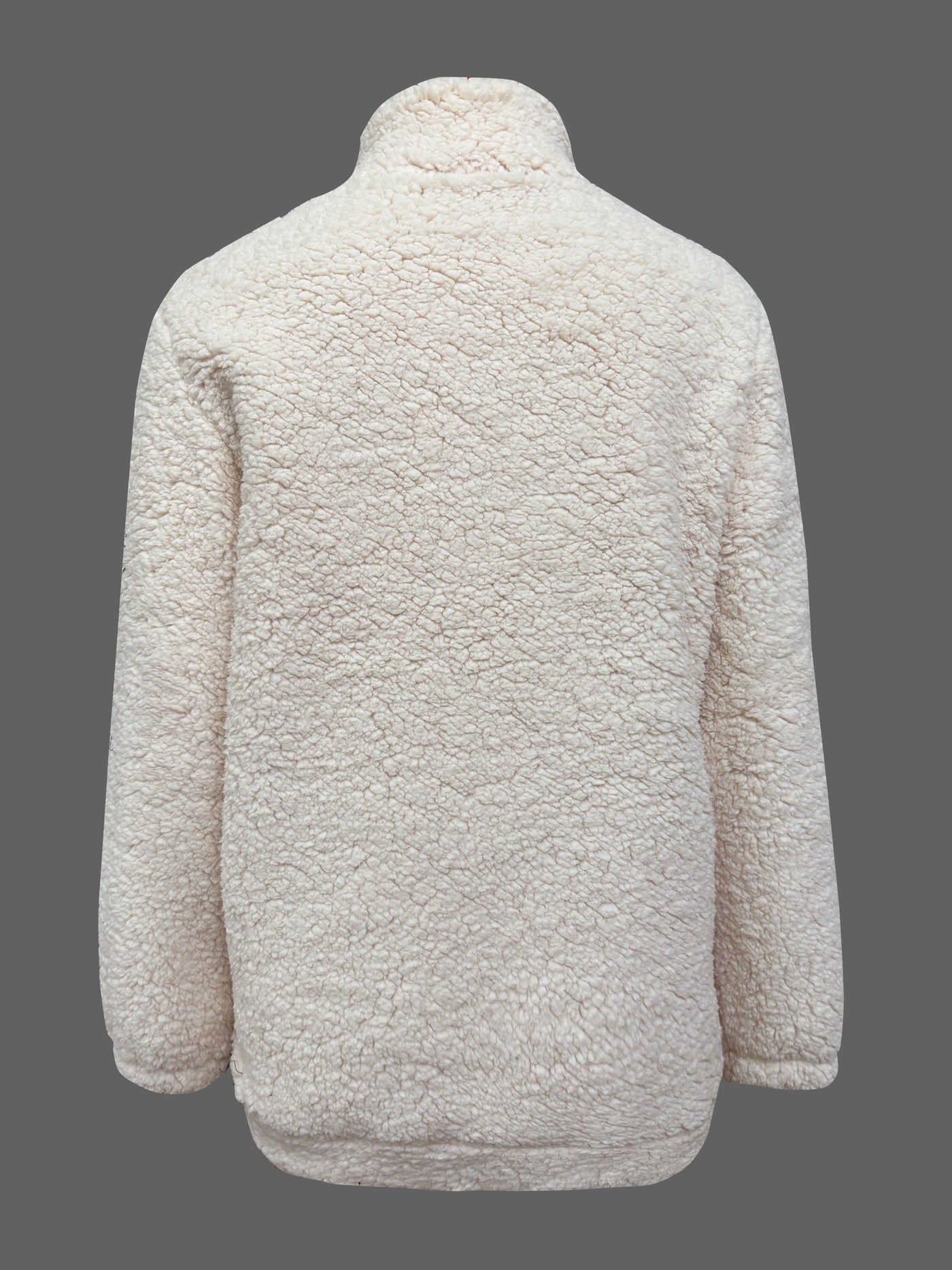 Sofia | Teddy Sweater With Zipper