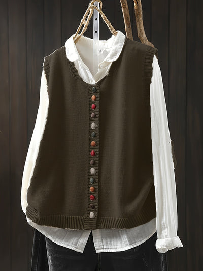 Sofia | Sleeveless Knitted Vest