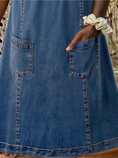 Sofia | Statement denim dress