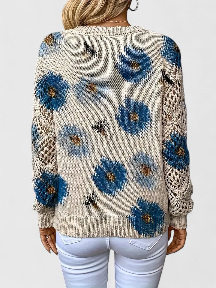 Sofia | Elegant Sweater with Floral Pattern