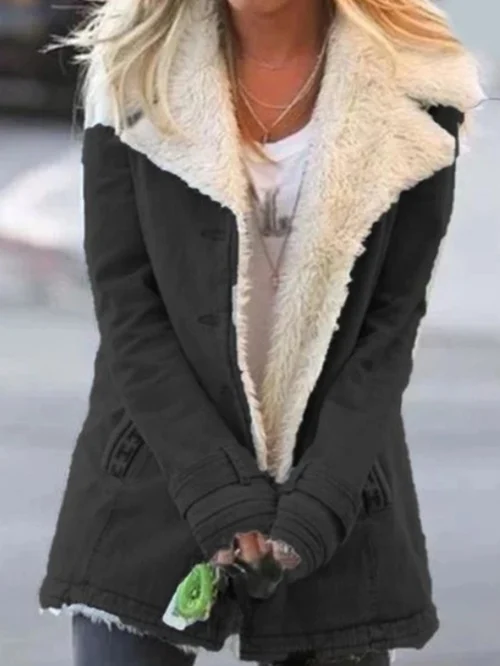 Sofia | Warm wool-lined coat