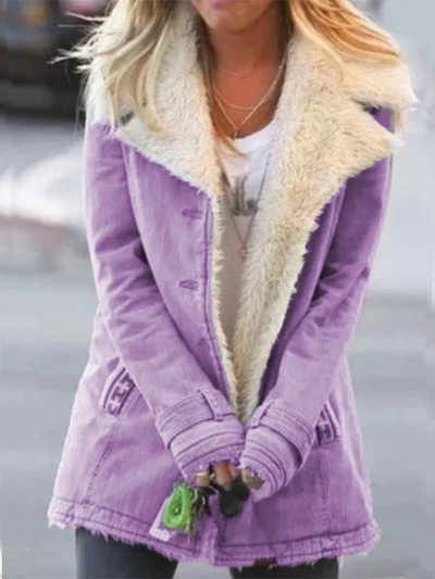 Sofia | Warm wool-lined coat