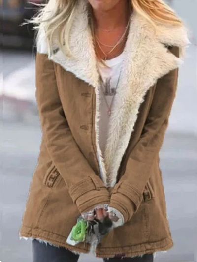 Sofia | Warm wool-lined coat