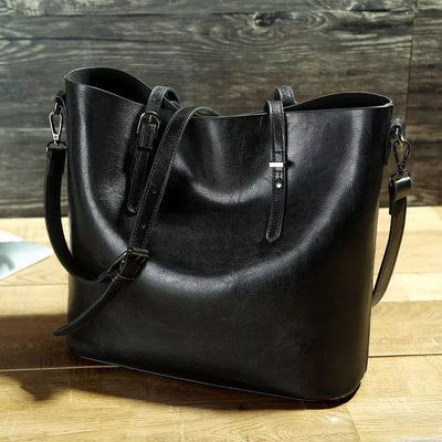 Sofia | Vintage-style leather shoulder bag